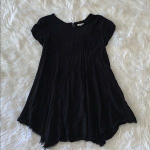 Silence & noise black chiffon dress